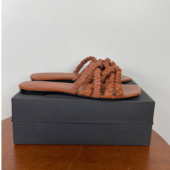 Mara & Mine Theresa Scrunchie Sandals in Terracotta Size 11 - Picture 5 of 9